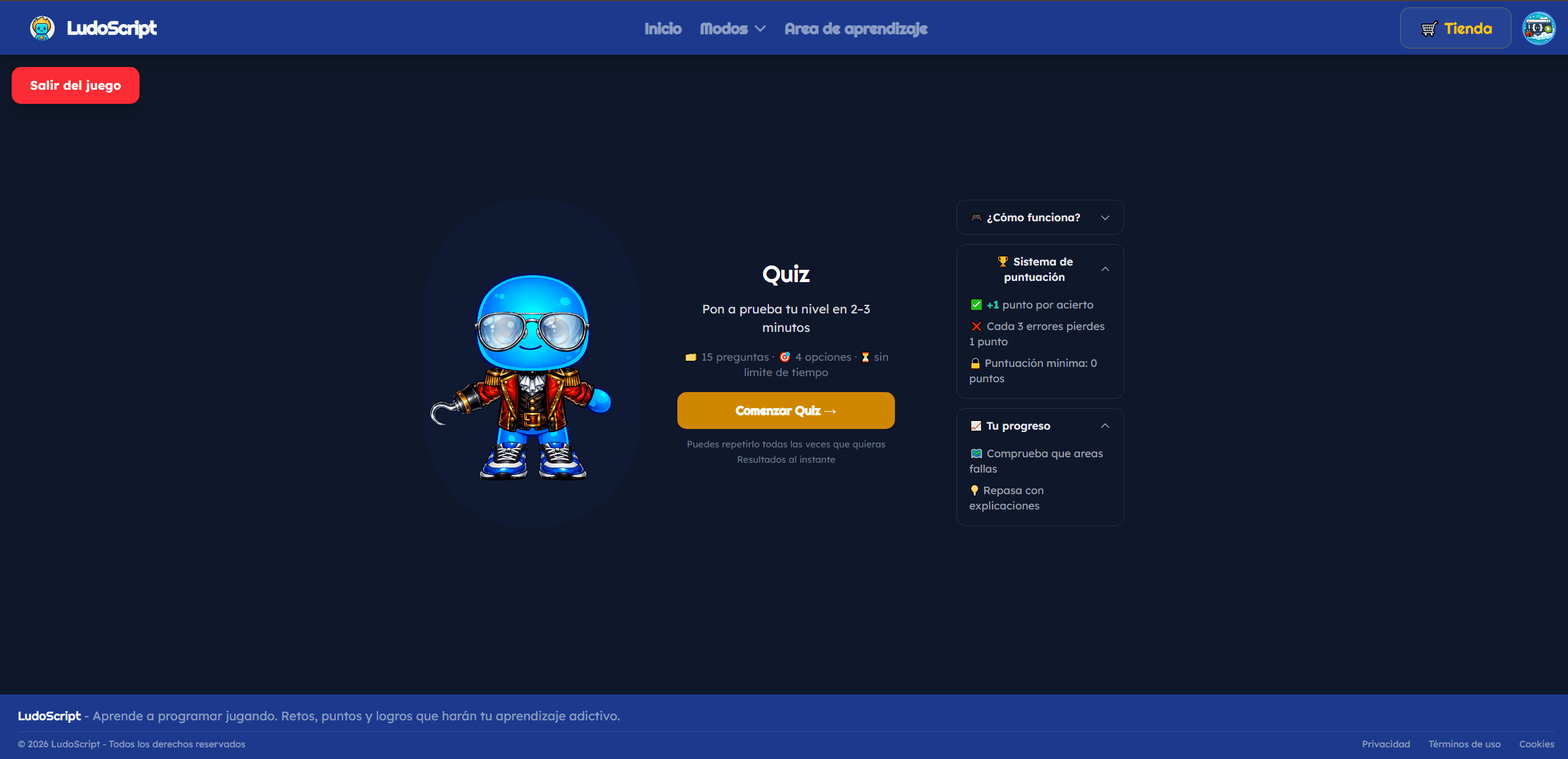 Quiz de LudoScript